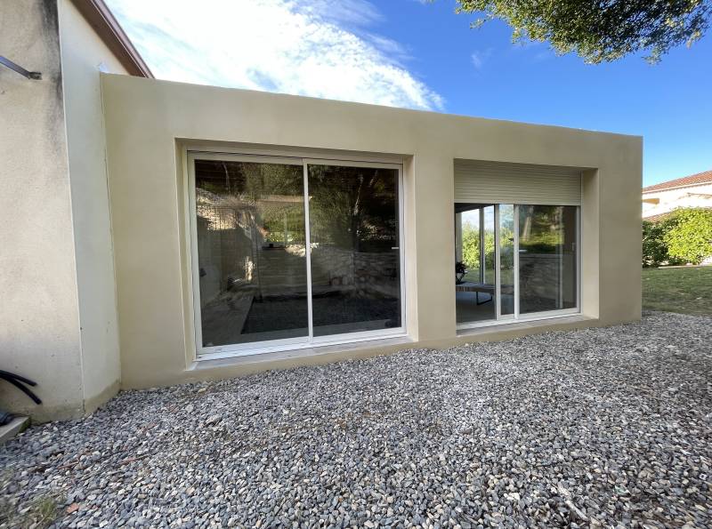 Extension de maison à Saint Rémy de Provence proche d'Arles dans le Gard 30 