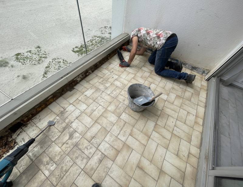 Rénovation de la terrasse à Carnon dans le secteur de Nîmes 30.