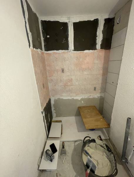 Devis rénovation salle de bain dans une rénovation globale d'appartement à Congénies dans le secteur Nîmes Vaunage 30