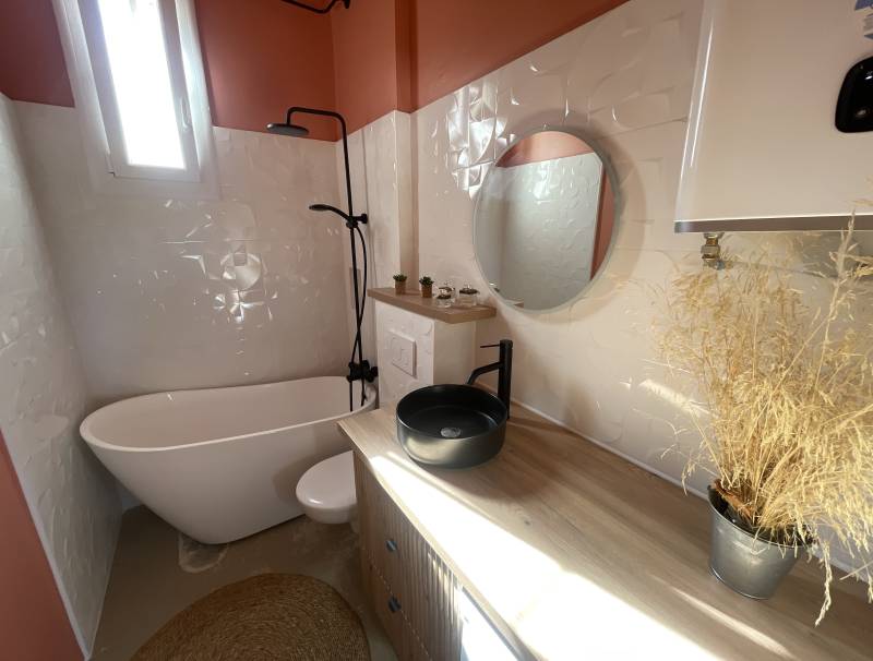 Rénovation d'une salle de bain à Cabrières aux alentours de Poulx dans le Gard 30 