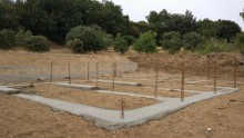 Fondations pour construction de maison neuve de 95 m2 avec étage à Montpellier dans l'Hérault